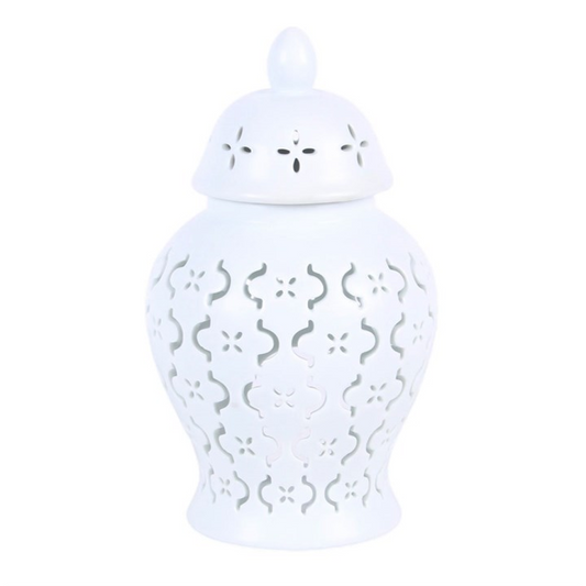 Moroccan Lantern Cut Out Oil Burner and Wax Warmer