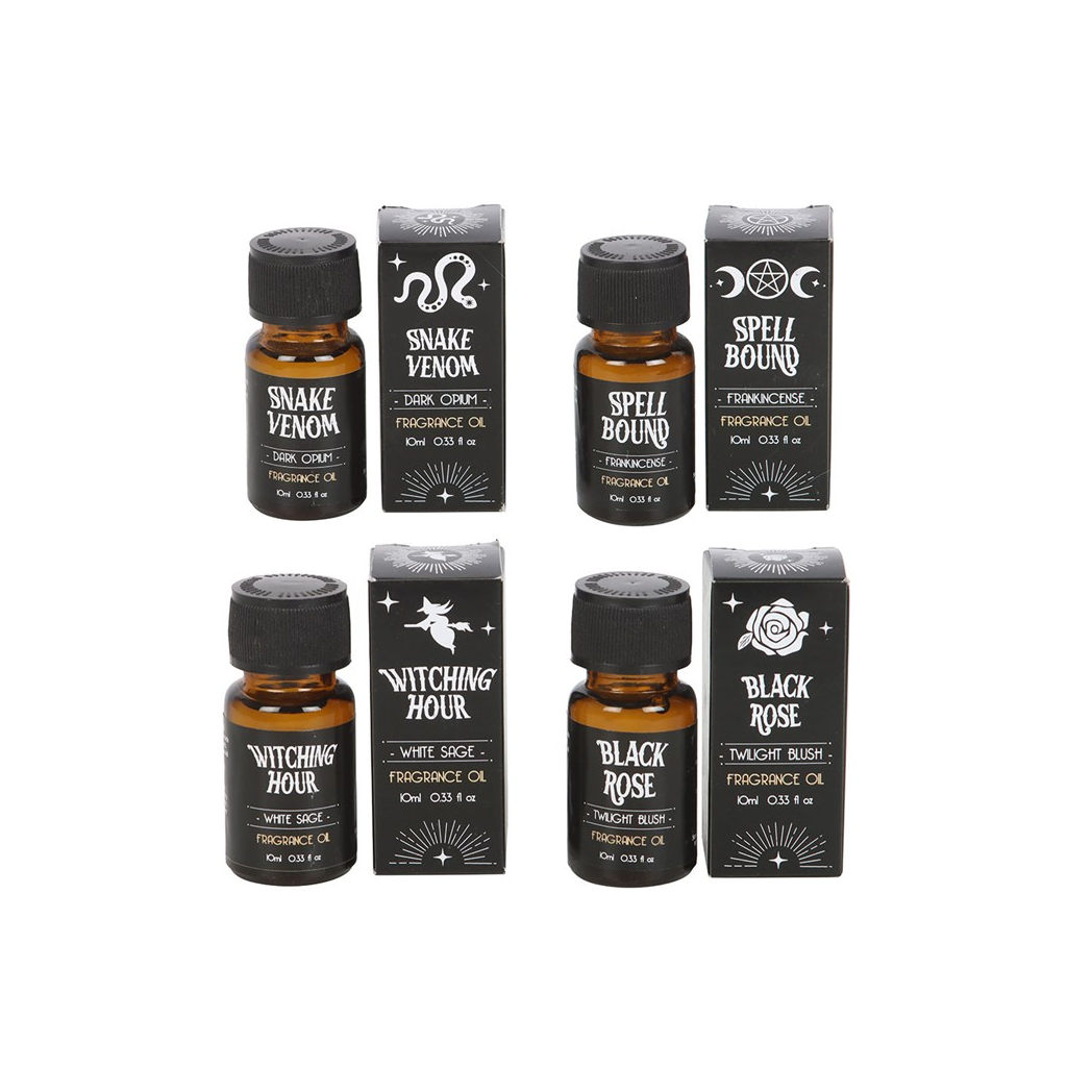 Set of 12 Midnight Rituals Fragrance Oils in Display