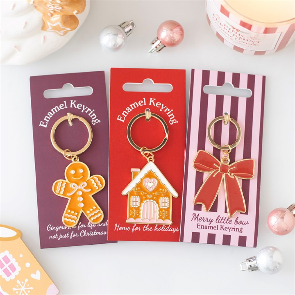 Gingerbread House Keyring