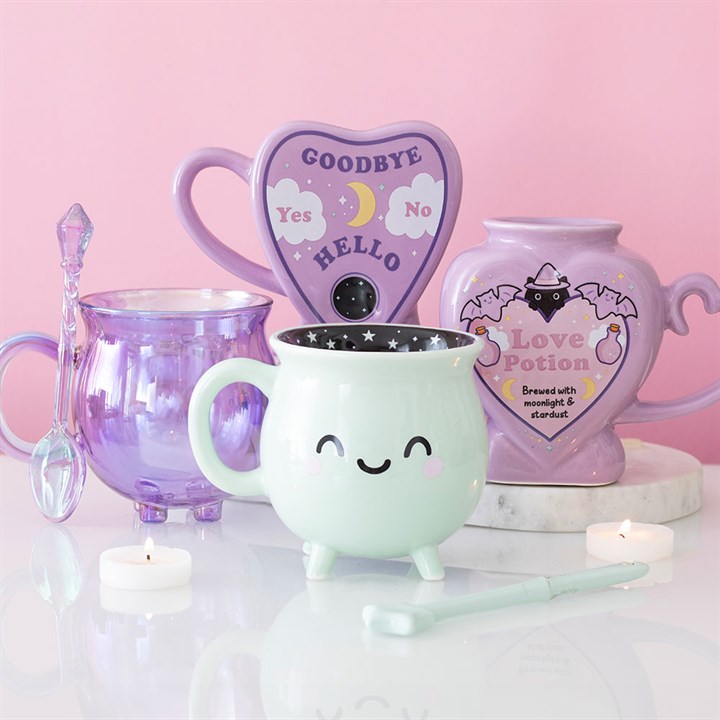 Pastel Planchette Shaped Ceramic Mug