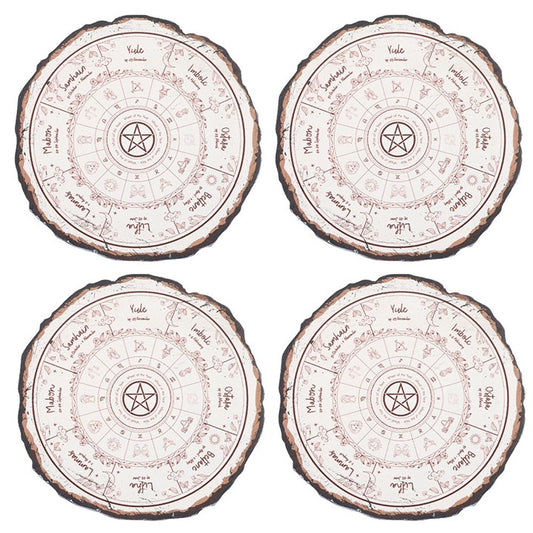 Wheel of the Year Coaster Set