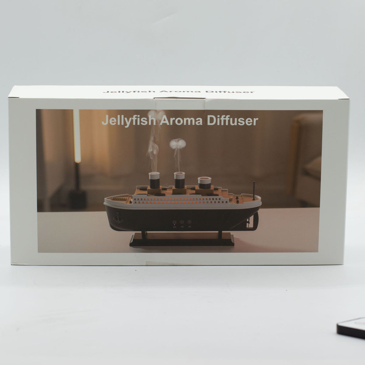 Ship Model Puff Effect Aroma Diffuser with Colour-Changing LED