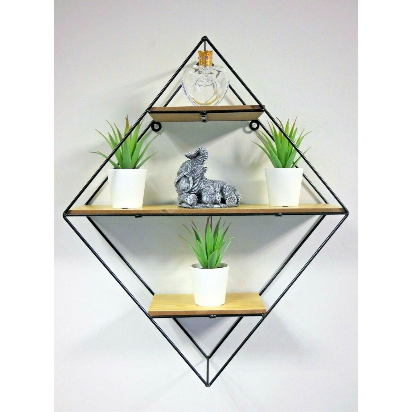 3 Tier Urban Retro Wall Mounted Floating Shelf – Diamond