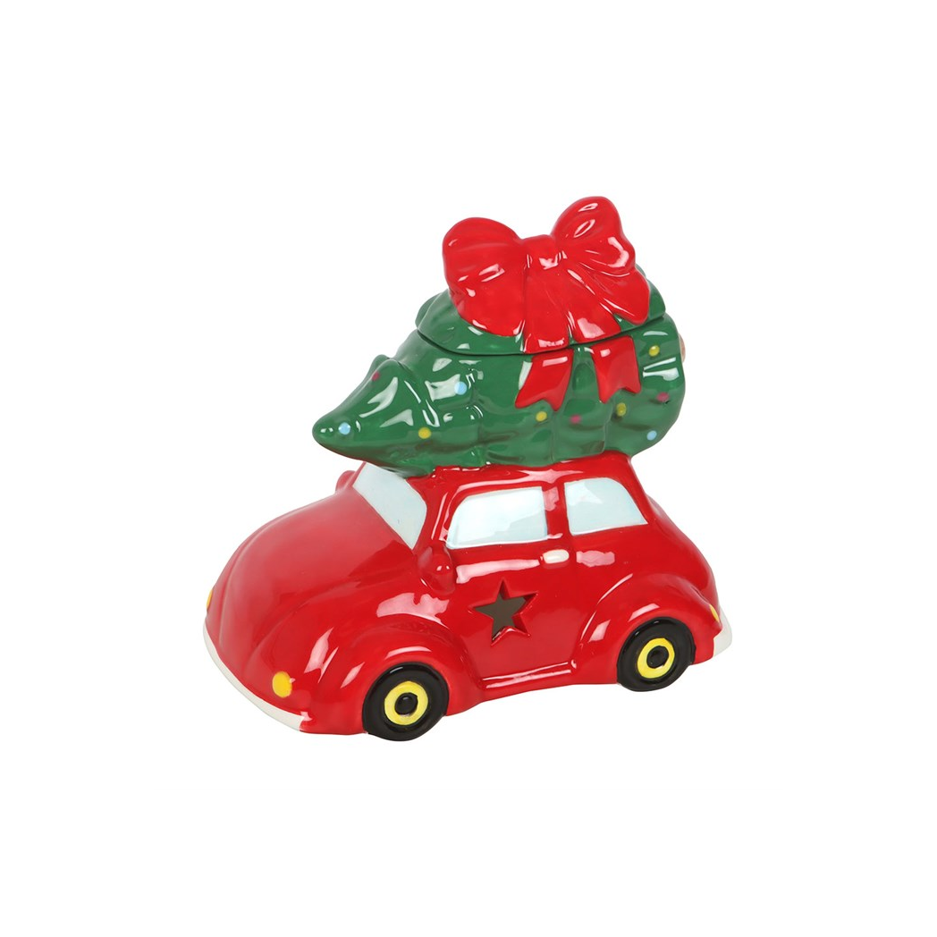Car with Christmas Tree Oil Burner