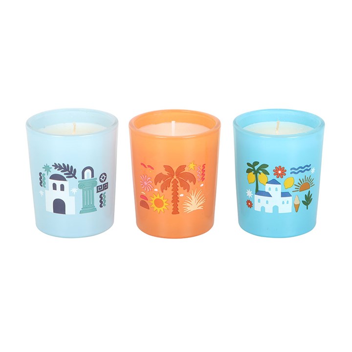 Scents of Europe Scented Candle Trio