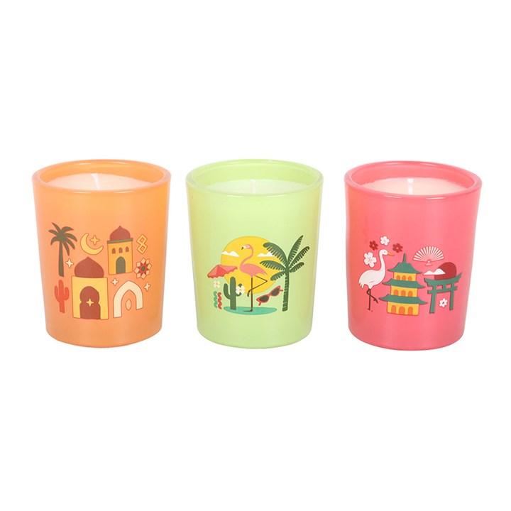 Scents Around the World Scented Candle Trio