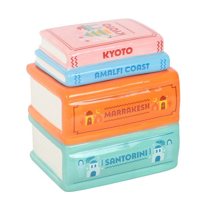 Travel Book Stack Oil Burner and Wax Warmer