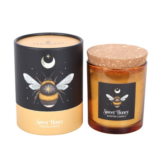 Forest Bee Sweet Honey Fragranced Glass Candle