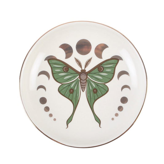 Moonphase Moth Trinket Dish