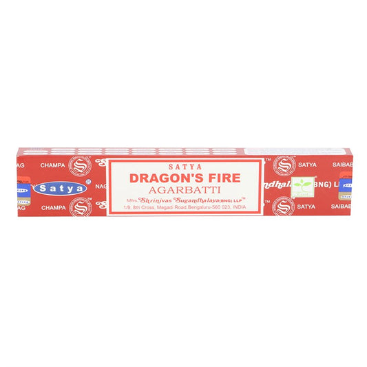 Set of 12 Dragon's Fire Perfumed Incense by Satya (12/50)