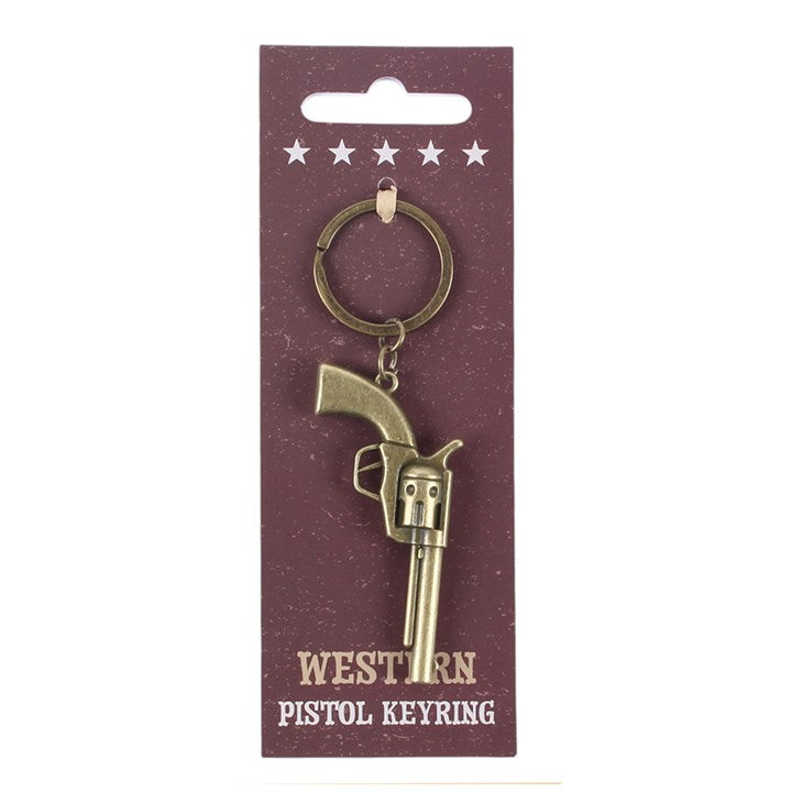 Western Pistol Keyring