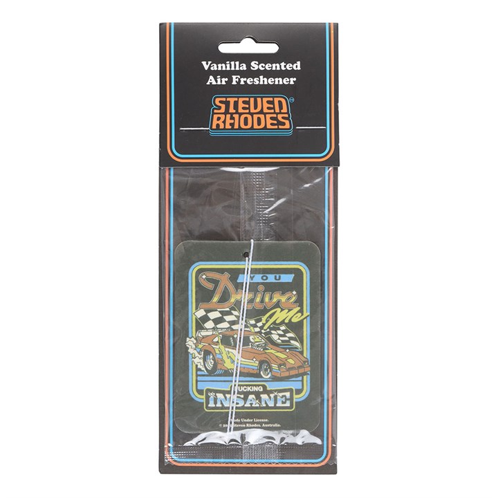 You Drive Me Insane Vanilla Air Freshener by Steven Rhodes