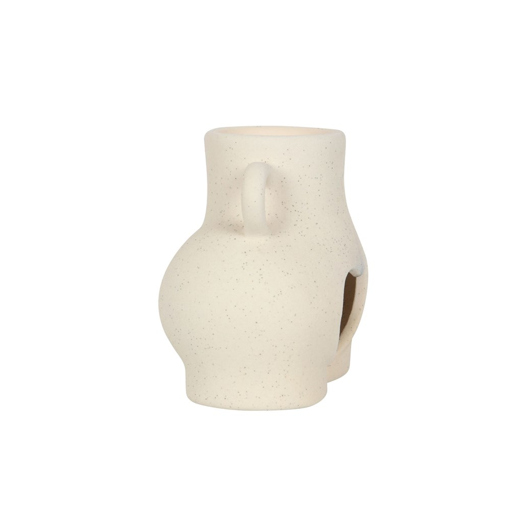 Cream Speckle Bum Oil Burner