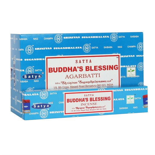 Set of 12 Buddha's Blessing Premium Incense By Satya (12/50)