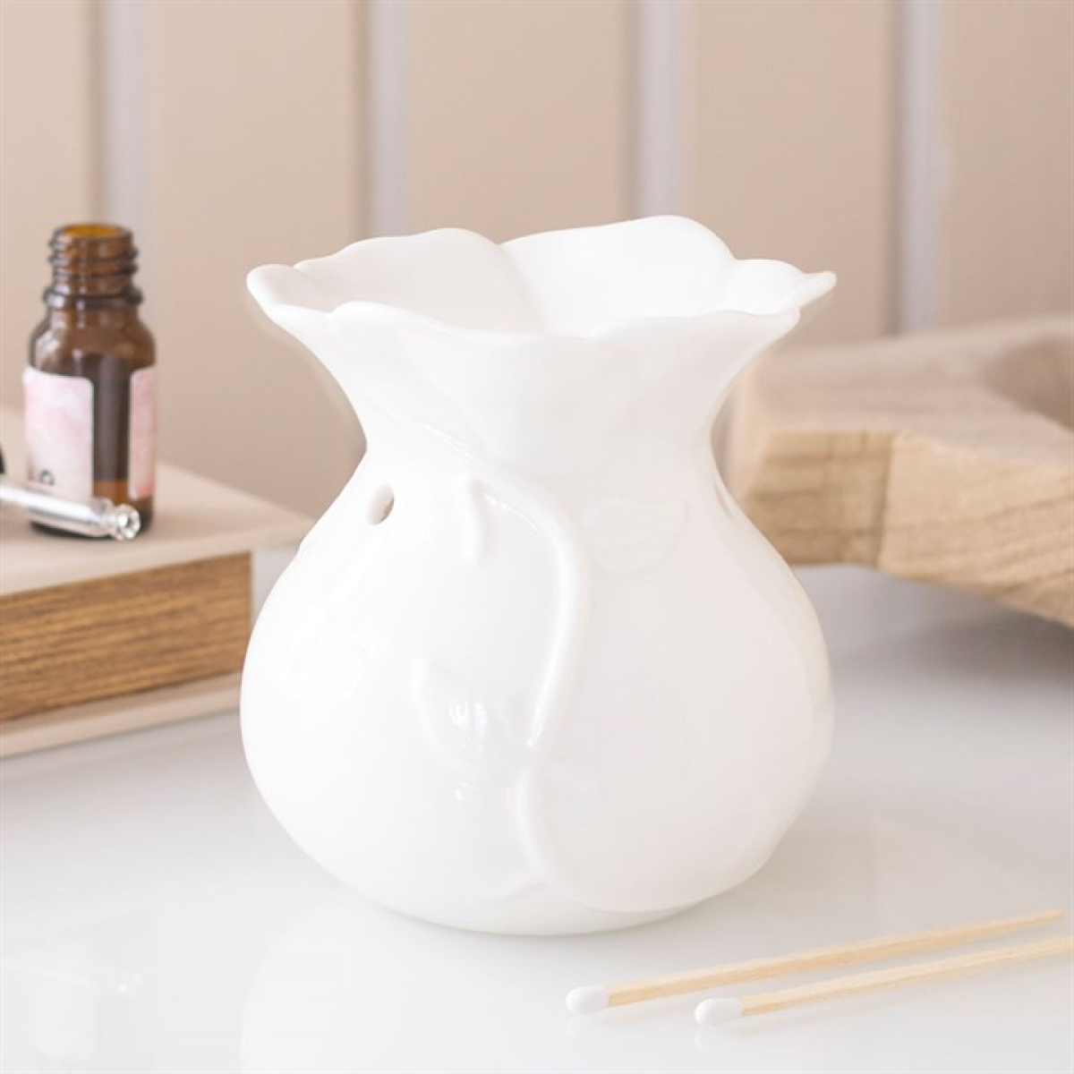 White Rose Oil Burner