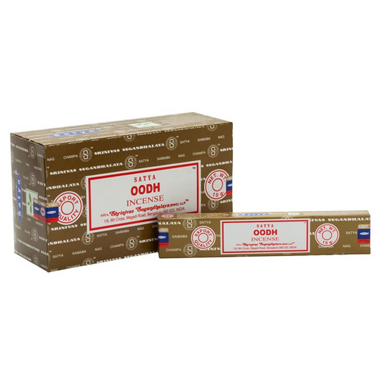 Set of 12 Oodh Incense Sticks by Satya (12/50)