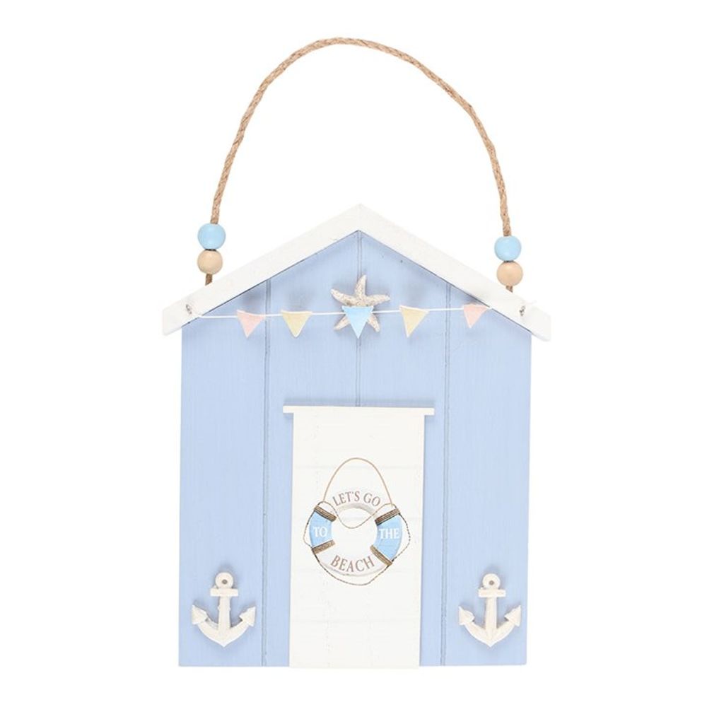 Blue Life Ring Beach Hut Hanging Decoration